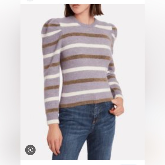 Derek Lam 10 Crosby brushed alpaca-blend striped sweater, size small - Picture 1 of 8